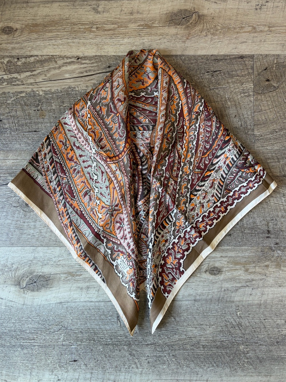 Liberty of London Silk Paisley Print Square Scarf